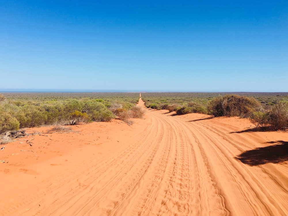 Dusty road in the desert - a rough draft of your product roadmap
