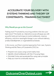TOC Training course factsheet