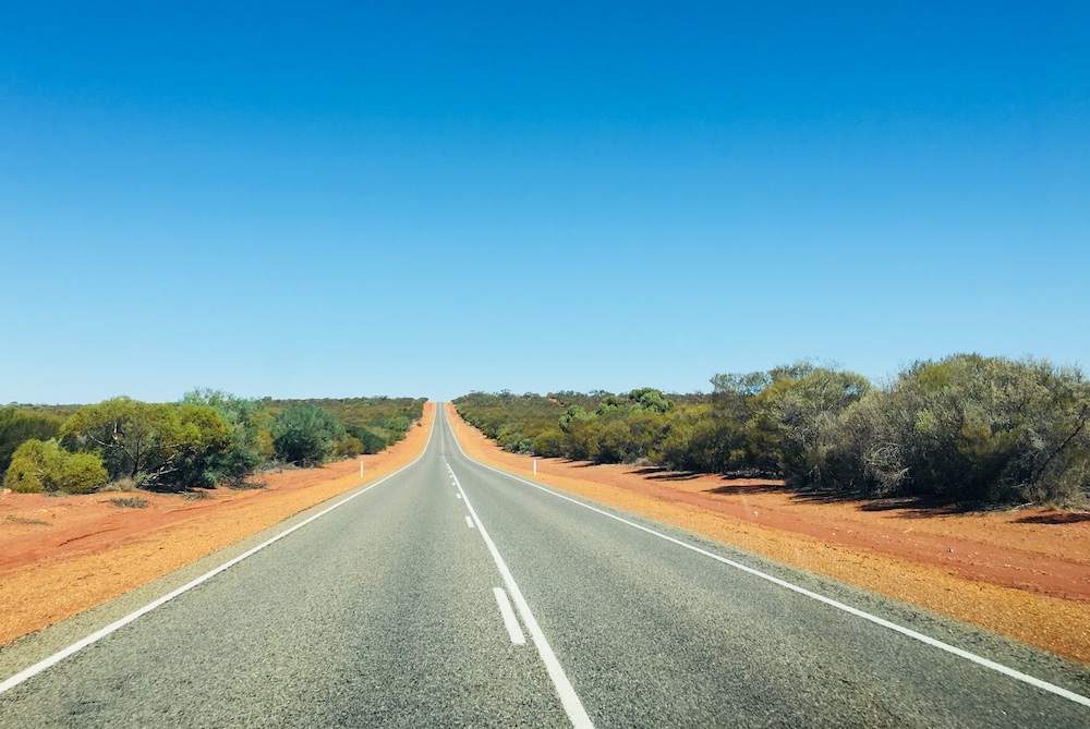 Photo of a long road - a bit like. a product roadmap